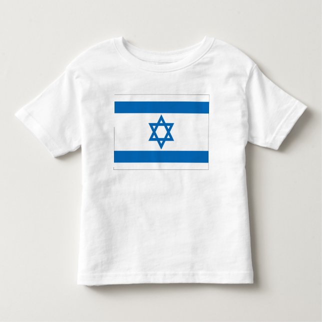 Israel Flag Toddler T-shirt (Front)