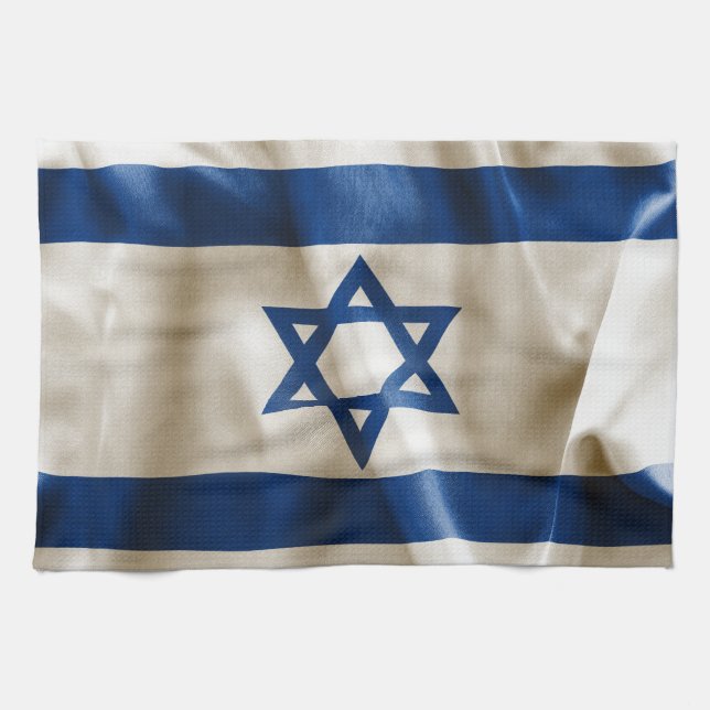 Israel Flag Towel (Horizontal)