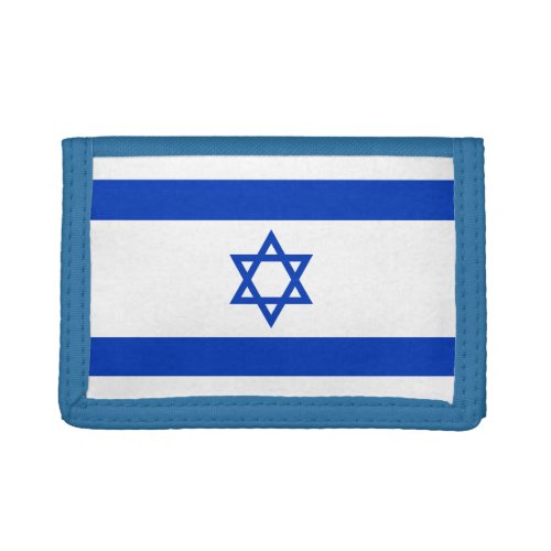 Israel Flag Trifold Wallet