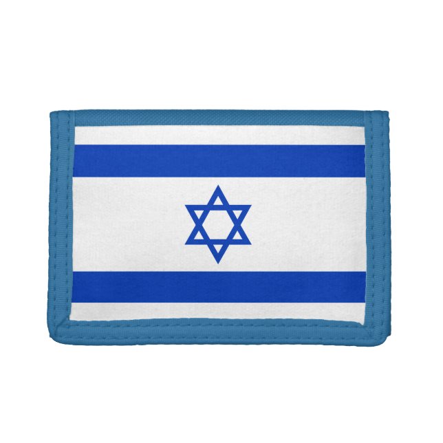Israel Flag Trifold Wallet (Front)