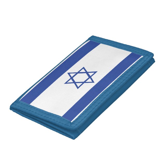 Israel Flag Trifold Wallet (Bottom)