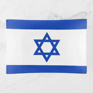 Israel flag trinket tray