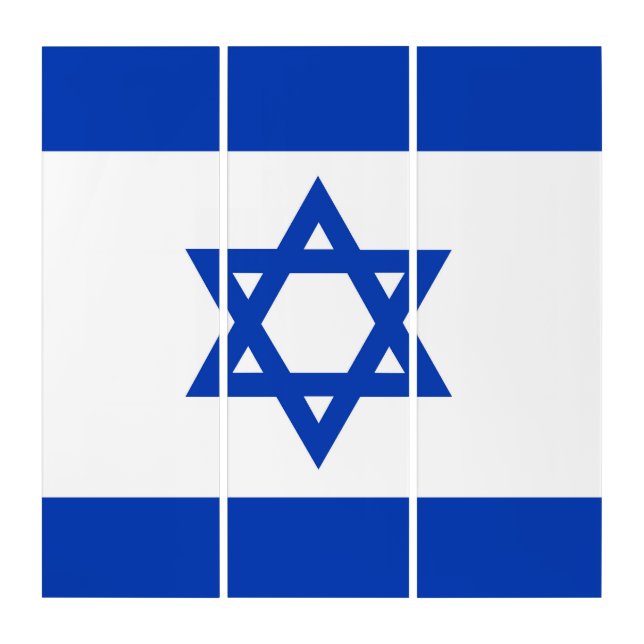 Israel flag triptych (Front)