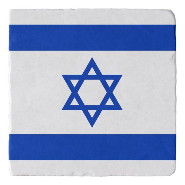 Israel Flag Trivet (Front)