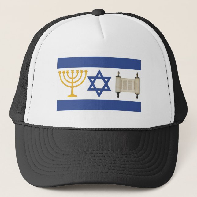 Israel Flag Trucker Hat (Front)