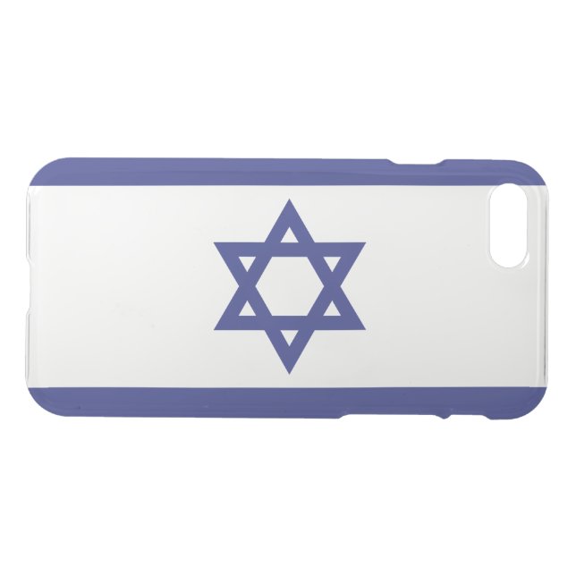 Israel Flag Uncommon iPhone Case (Back Horizontal)
