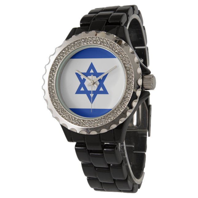 Israel flag watch (Angled)