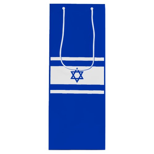 Israel flag  wine gift bag