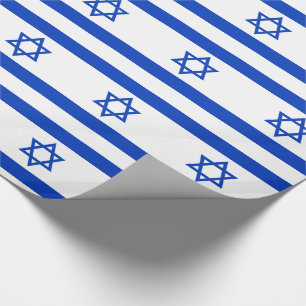 Israel Flag Wrapping Paper