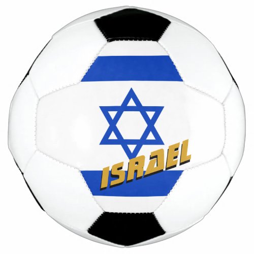 Israel Football  Israeli Flag  Sport Soccer Ball