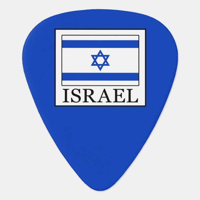Israel Guitar Pick (Front)