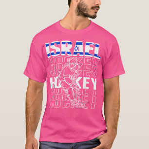 Israel Ice Hockey Fans Jersey Support Israeli Hock T-Shirt