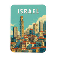 Israel Illustration Travel Art Vintage