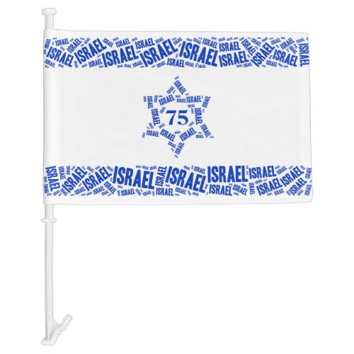 Israel Independence Day  Car Flag