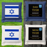 Israel & Israel Flag personalized / Family Cornhole Bags<br><div class="desc">Cornhole / Bag Toss BAGS: Personalised Israeli Flag & Israel family fun game bags - love my country,  weddings,  barbecues,  party games,  patriots / sports fans</div>