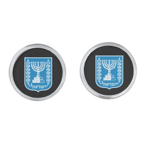 Israel  Israeli Coat of Arms Flag  business Cufflinks