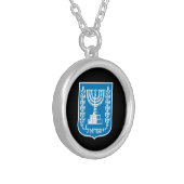 Israel & Israeli Emblem fashion Jewelry / Necklace (Front Left)