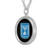 Israel & Israeli Emblem fashion Jewelry / Necklace (Front Right)
