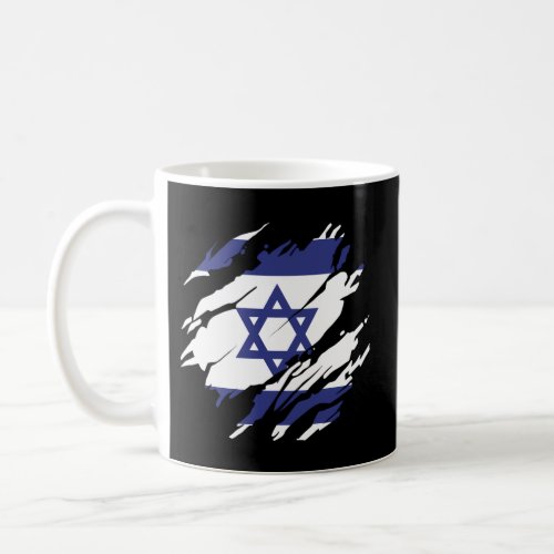 Israel Israeli Flag Pride Roots Heritage Jew Jewis Coffee Mug