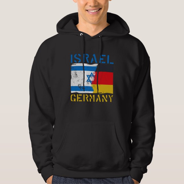 Israel Israeli Jerusalem Jews IDF  4 Hoodie (Front)