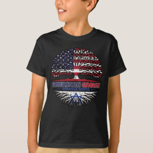 Israel Israeli US American USA United States Tree T-Shirt