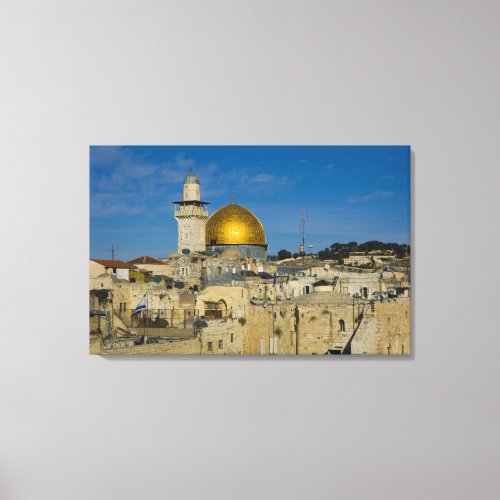 Israel Jerusalem Dome of the Rock Canvas Print