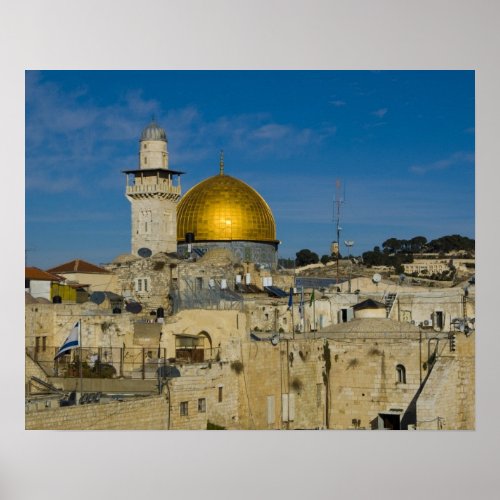 Israel Jerusalem Dome of the Rock Poster