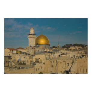 Israel, Jerusalem, Dome of the Rock Wood Wall Decor