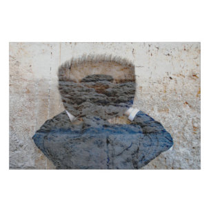 Israel Jerusalem Kotel art Faux Canvas Print