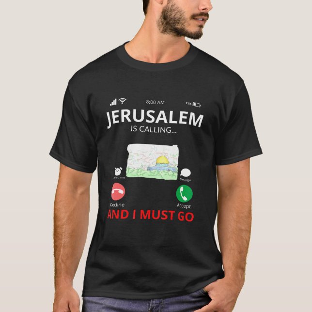 Israel Jerusalem T-Shirt (Front)