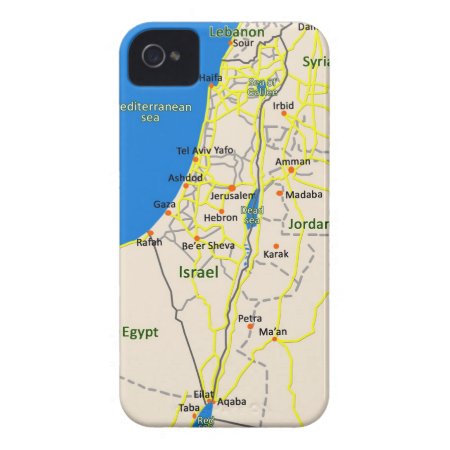 Israel Map Iphone Case
