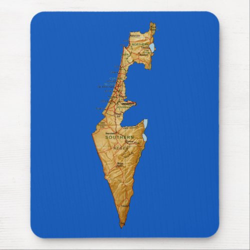 Israel Map Mousepad
