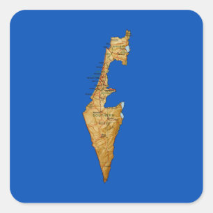 Israel Map Sticker