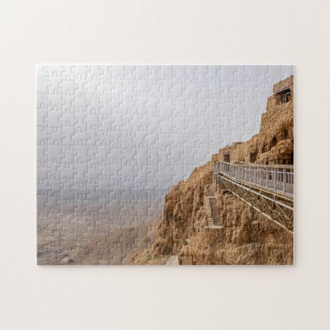 Israel Masada fortress view puzzle (Horizontal)
