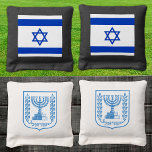 Israel patriotic bags, Israel Flag / Menorah Cornhole Bags<br><div class="desc">Cornhole BAGS: Patriotic Israeli Flag,  Menorah & Israel family fun game bags - love my country,  weddings,  barbecues,  holiday / party games</div>
