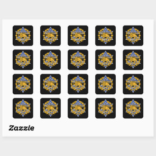 Israel Persian Lion Square Sticker