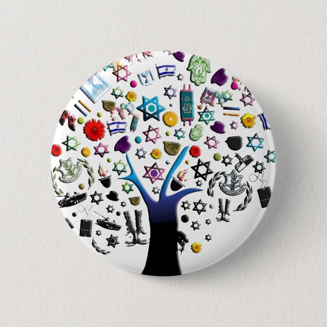 Israel Pinback Button (Front)