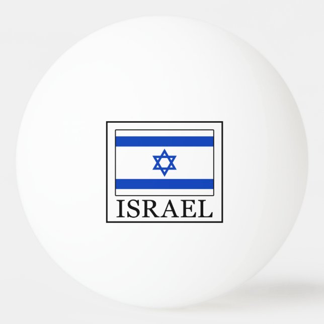 Israel Ping-Pong Ball (Front)