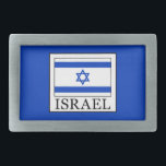 Israel Rectangular Belt Buckle<br><div class="desc">Israel</div>