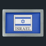 Israel Rectangular Belt Buckle<br><div class="desc">Israel</div>