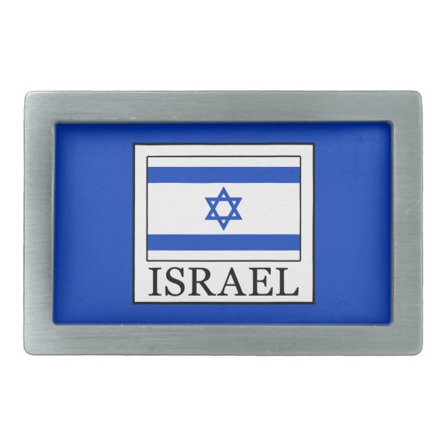 Israel Rectangular Belt Buckle (Front)