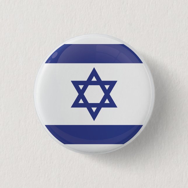 Israel  Round Icon Flag Button (Front)