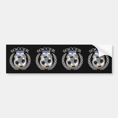 Israel Soccer 2016 Fan Gear Bumper Sticker