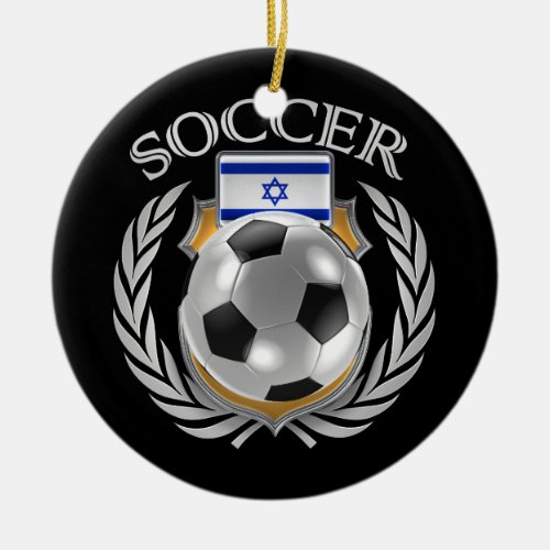 Israel Soccer 2016 Fan Gear Ceramic Ornament