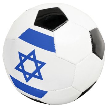 Israel Soccer Ball by flagart at Zazzle