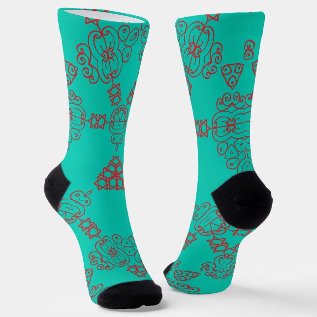 israel star of david socks (Angled)