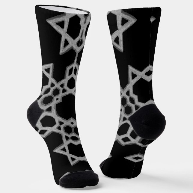 israel star of david socks (Angled)
