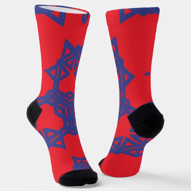 israel star of david socks (Angled)