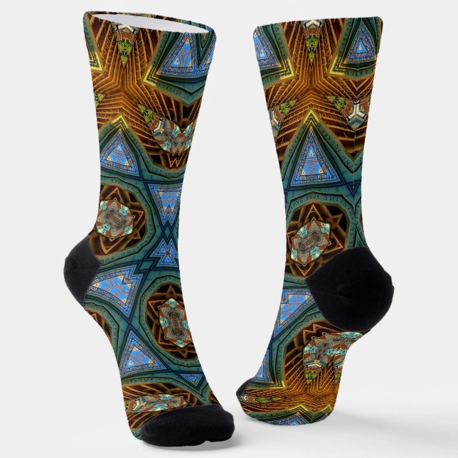 israel star of david socks (Angled)