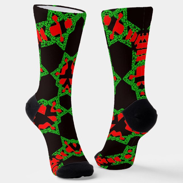 israel star of david socks (Angled)